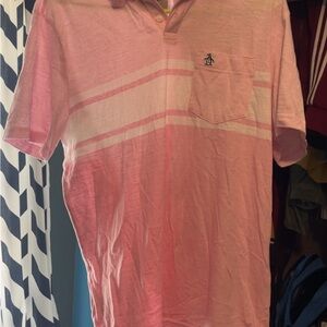 Original Penguin Men's Light Pink Polo Shirt